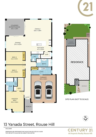 13 Yanada Street, Rouse Hill, NSW 2155, 3 slaapkamers, 2 badkamers, House