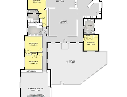 21 Edgewater Close, Yamba, NSW 2464, 4 ਕਮਰੇ, 2 ਬਾਥਰੂਮ, House