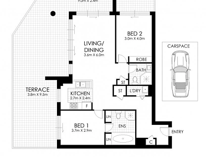 234/27-31 Leonard St, Waitara, Upper North Shore, 2 कमरे, 2 बाथरूम, Apartment