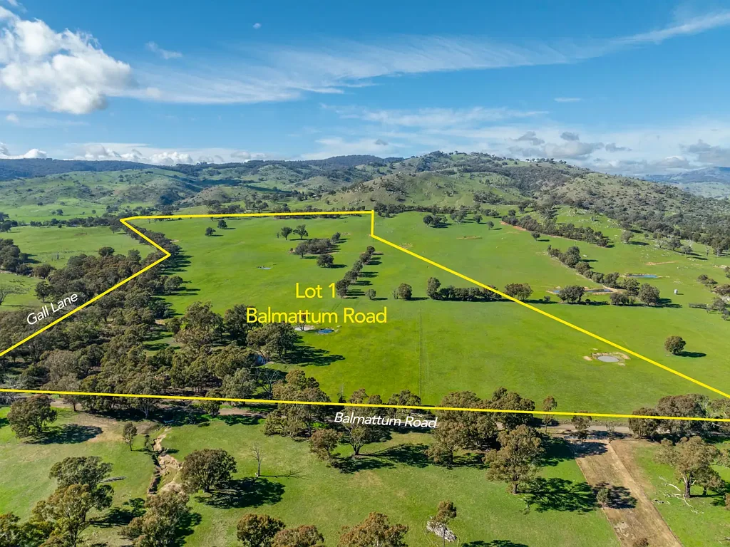 Balmattum  Lot 1 Balmattum Road - Productive 111.8 Acres (45.27ha)  -  Stunning Views - Abundant Water - 2 Road Frontages