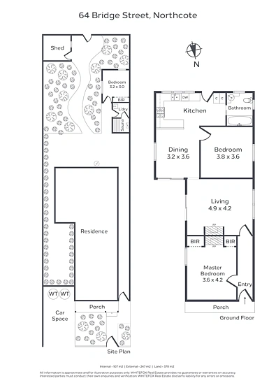Plano ng Bahay - 64 Bridge Street, Northcote, VIC 3070