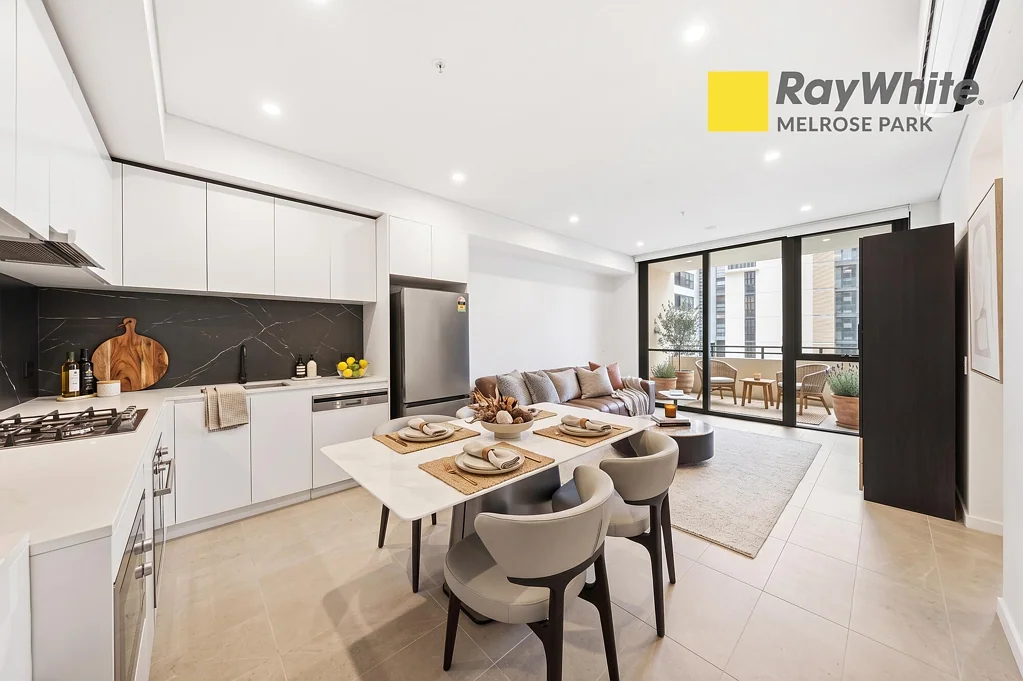 Melrose Park 1कमरा North-Facing One Bedroom + Study with Tranquil Garden Outlook