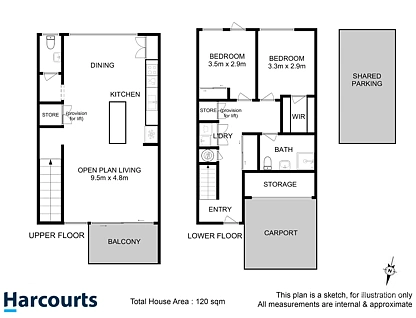 68/1B Bournville Crescent, Claremont, Hobart, 2 Schlafzimmer, 1 Badezimmer, Townhouse