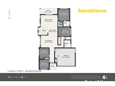 9 Maud Street, Bannockburn, QLD 4207, 4房, 2浴, House