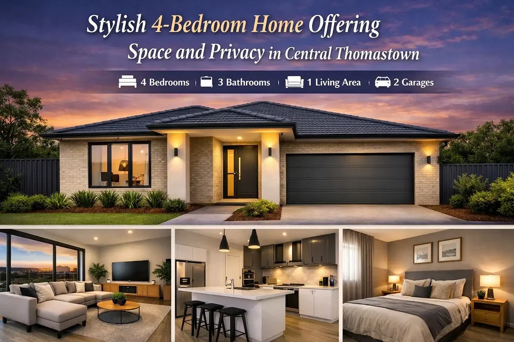 Thomastown 5ห้องนอน Stylish 4‑Bedroom Home Offering Space and Privacy in Central Thomastown