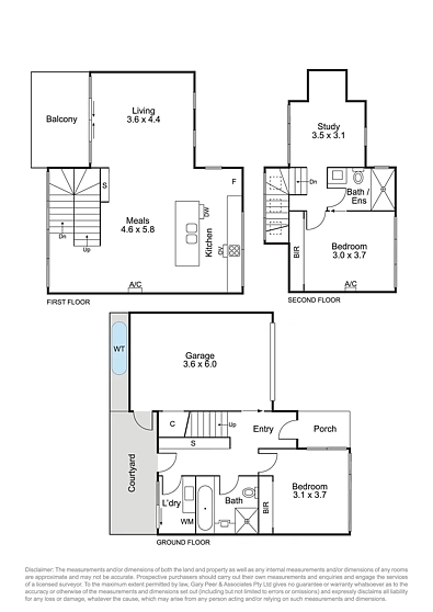 3/15 Ulupna Road, Ormond, VIC 3204, 2 Bedrooms, 2 Bathrooms, Townhouse