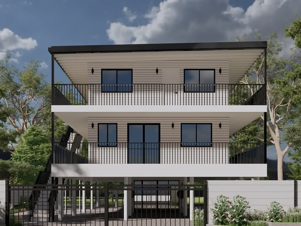 Macleay Island 3غرفة نوم BEING BUILT NOW - 3 STOREY Designer Home with Balconies around both First and Second Floors offering 2 levels of Panoramic Views and Walk to Golf Club