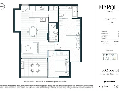 502/602-608 Princes Highway, Rockdale, St George, 0 habitaciones, 0 baños, Apartment
