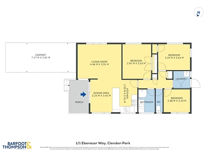 1/1 Ebenzer Way, Clendon Park, Manukau City, 3部屋, 1バスルーム, House