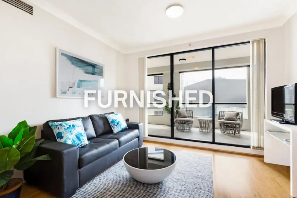Beautifully furnished apartment with modern, designer furniture.