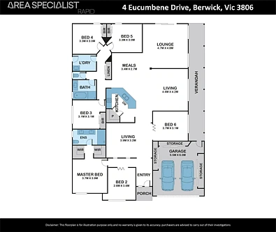 4 Eucumbene Drive, Berwick, VIC 3806, 6 Bedrooms, 2 Bathrooms, House
