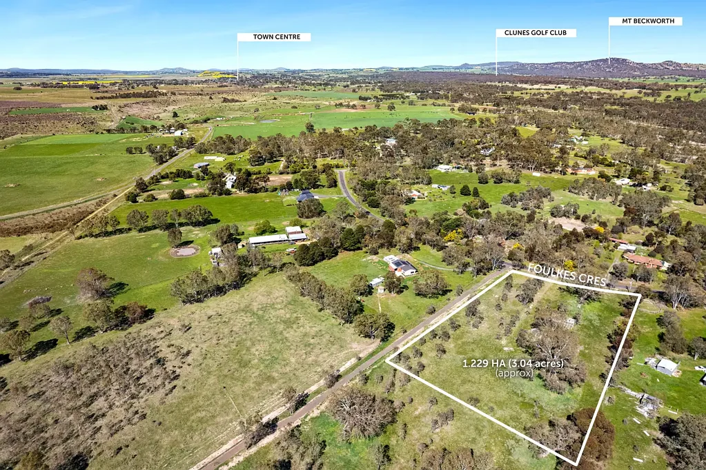 Clunes Lot 1, 40 Foulkes Crescent, Clunes