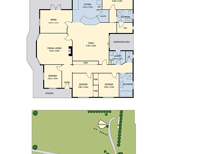 2122 Bishopsbourne Road, Longford, Launceston and North East, 4 कमरे, 2 बाथरूम, House