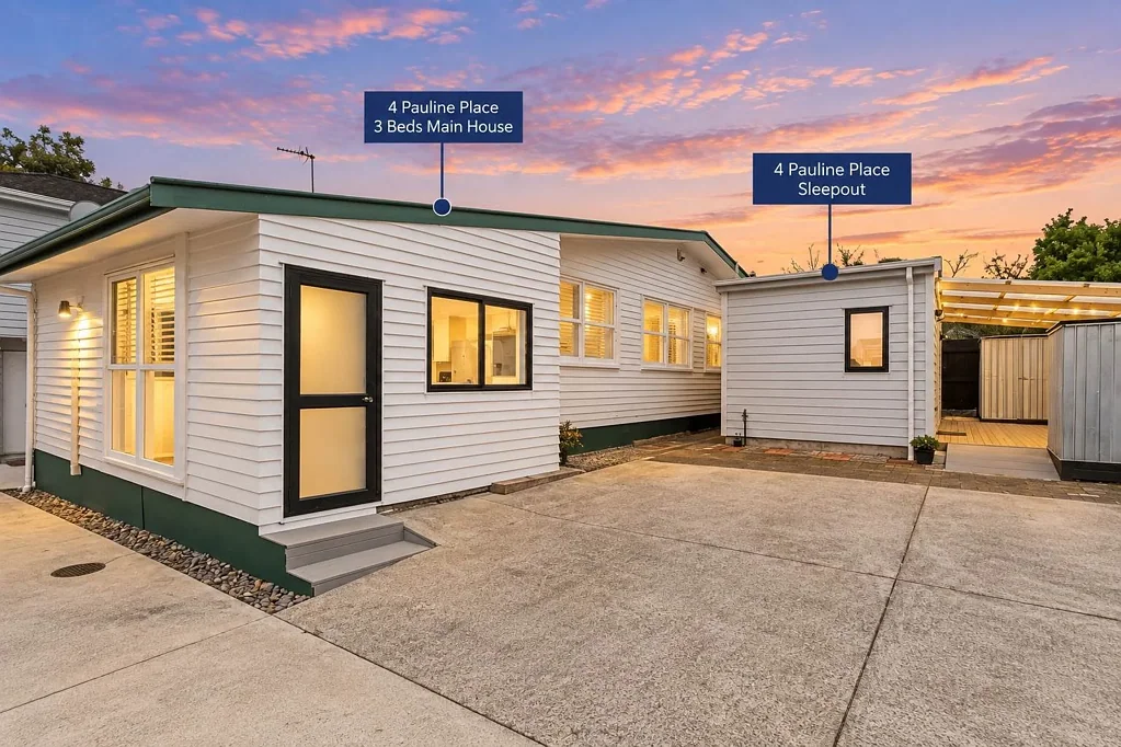 Bucklands Beach 4Kwarto Versatile Living with a Separate Sleepout