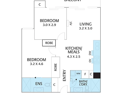 104/260 Burwood Highway, Burwood, Inner East Melbourne, 2 ห้องนอน, 2 ห้องน้ำ, Apartment