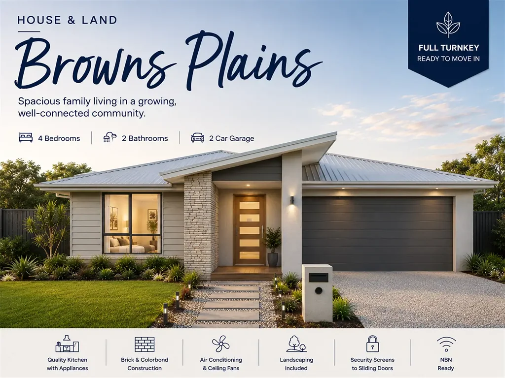 Browns Plains 4Habitaciones Browns Plains - Spacious New Home & Land Package To Be Built
