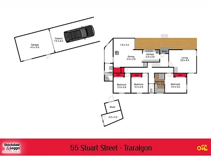 55 Stuart Street, Traralgon, Traralagon , 3 Bedrooms, 1 Bathrooms, House