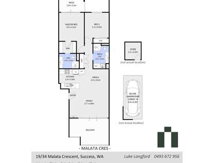 19/34 Malata Crescent, Success, WA 6164, 2 Bedrooms, 2 Bathrooms, Apartment