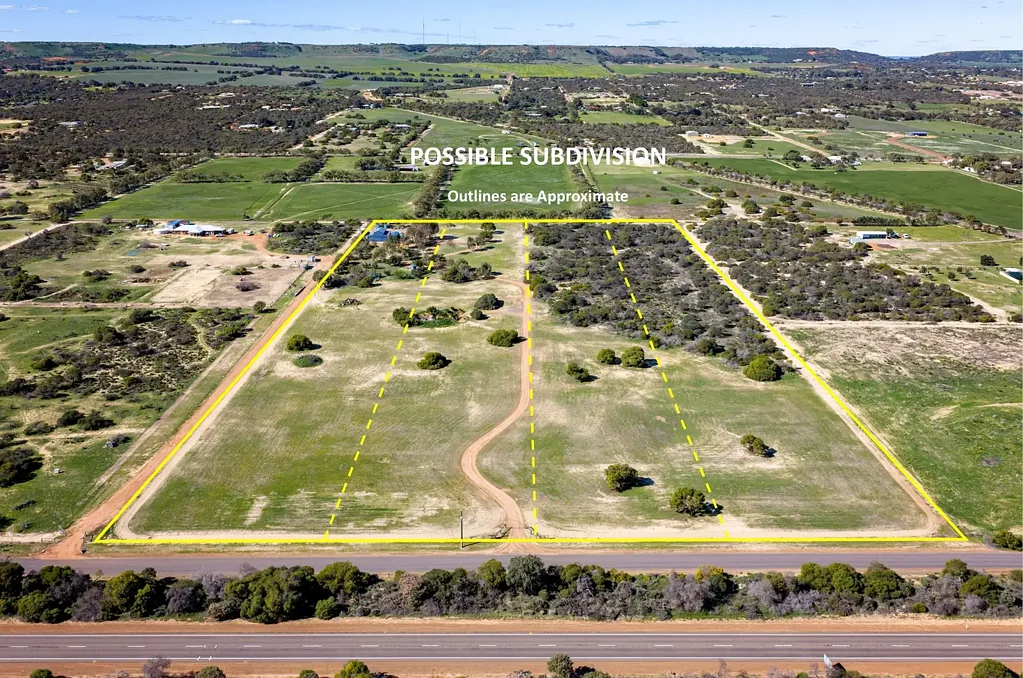 Waggrakine  Lifestyle lot with sub-division possibilities.