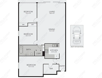 53/632 St Kilda Road, Melbourne, VIC 3004, 3 ਕਮਰੇ, 1 ਬਾਥਰੂਮ, Apartment