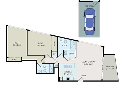 1301/330 Church Street, Parramatta, Parramatta (Northwest suburbs), 2 침실, 2 욕실, Apartment
