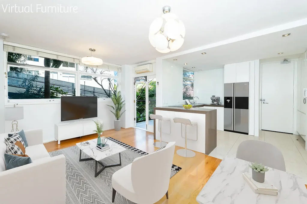 Stylish, Light-Filled Apartment with Parking in Prestigious Darling Point