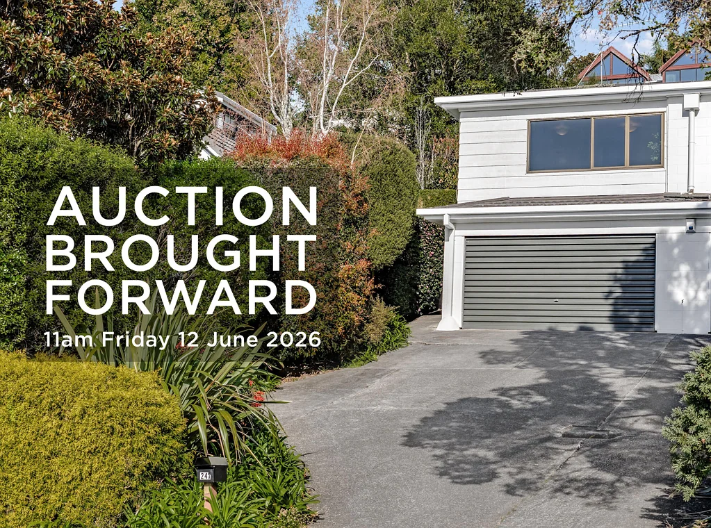 Remuera 3कमरा Auction brought forward!