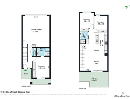 10 Budding Street, Diggers Rest, North West Melbourne, 3 Bedrooms, 2 Bathrooms, Townhouse