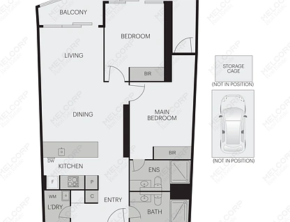 420/555 St Kilda Road, Melbourne, Melbourne CBD, 2 Kuwarto, 2 Banyo, Apartment