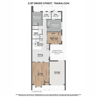 2/87 Breed Street, Traralgon, VIC 3844, 3 phòng ngủ, 2 phòng tắm, Unit