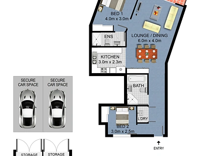 17/12 Merriville Road, Kellyville Ridge, The Hills, 2 chambres, 2 salles de bain, Apartment