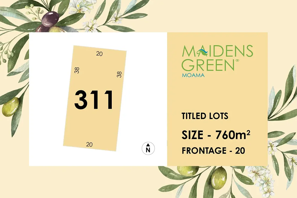 Moama Titled 760sqm lot in Maidens Green
