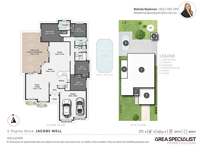 5 Osprey Drive, Jacobs Well, QLD 4208, 4 slaapkamers, 2 badkamers, House