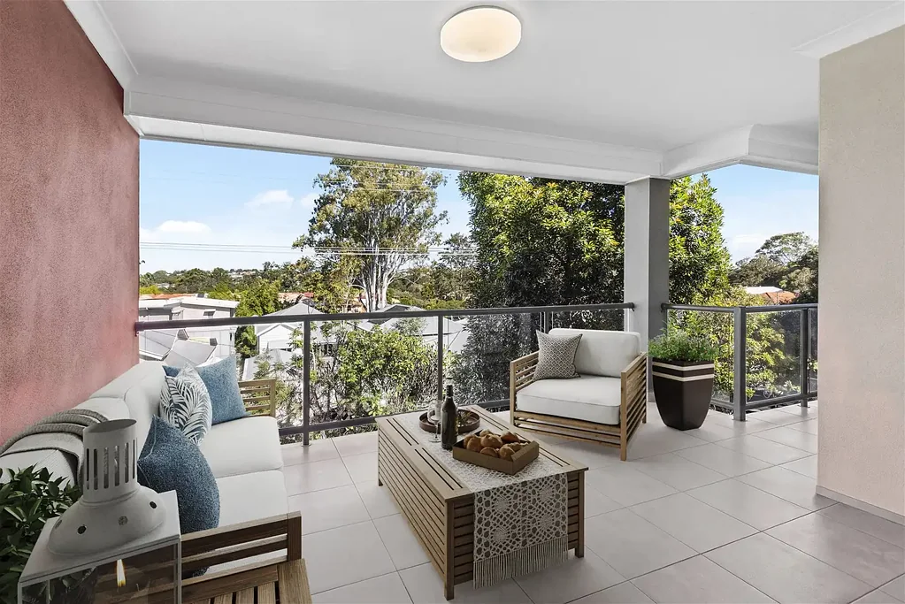 Nundah 2房 端头位置采光佳 超大户外娱乐区 两卧带套间空调 开放式厨餐区 便捷Nundah生活 Boutique Apartment with Exceptional Outdoor Living