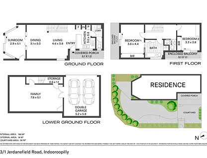 3/1 Jerdanefield Road, St Lucia, QLD 4067, 2 rūma, 2 rūma horoi, Townhouse
