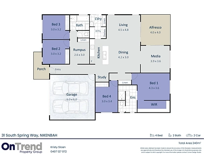 31 South Spring Way, Nikenbah, Wide Bay, 4 غرف, 2 حمامات, House