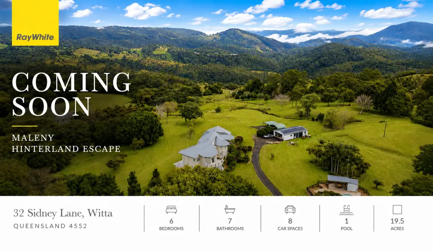 32 Sidney Lane, Witta, QLD 4552, 7 Bedrooms, 7 Bathrooms, House