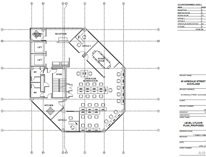 60 Airedale Street, Auckland Central, Auckland City, 0房, 0浴, Office Premises