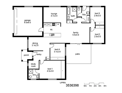 地址保密, Bohle Plains, Townsville, 4 غرف, 2 حمامات, House