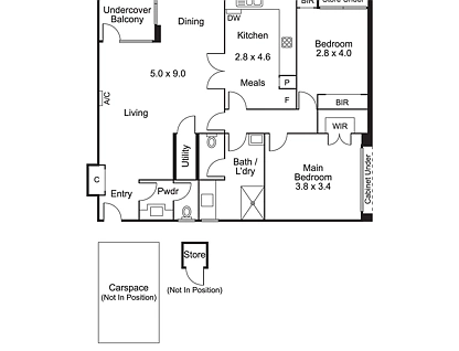 10/105 Murray Street, Caulfield, Bayside, 2 कमरे, 1 बाथरूम, Apartment