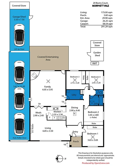 20 Burns Court, Morphett Vale, SA 5162, 4 Schlafzimmer, 1 Badezimmer, House