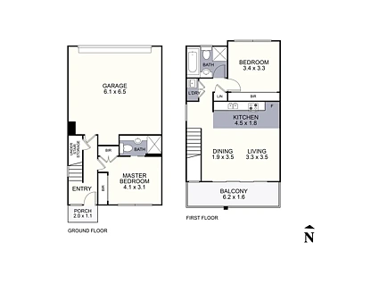 33 Lithgow Way, Mooroolbark, VIC 3138, 2房, 2浴, Townhouse