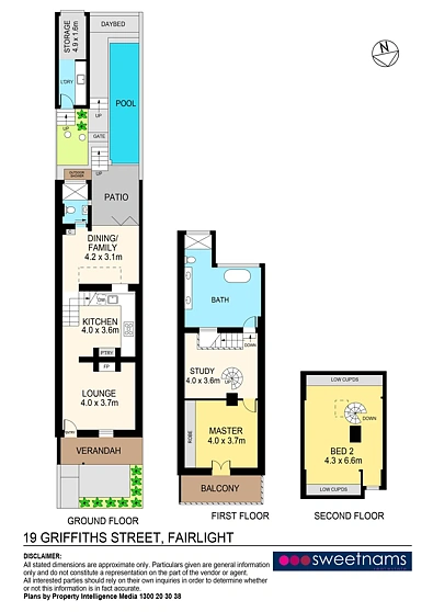 19 Griffiths Street, Fairlight, NSW 2094, 2 Bedrooms, 2 Bathrooms, House