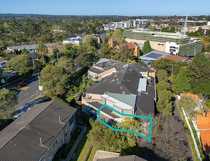 221/414 Pacific Highway, Lindfield, Upper North Shore, 2 rūma, 2 rūma horoi, Apartment