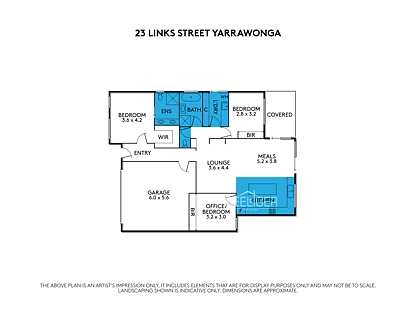 23 Links Street, Yarrawonga, VIC 3730, 3 ਕਮਰੇ, 2 ਬਾਥਰੂਮ, House