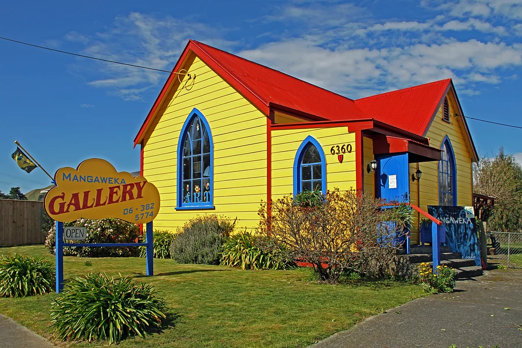Mangaweka 2Zimmer 'Yellow Church' Gallery, Plus Cherry Cottage