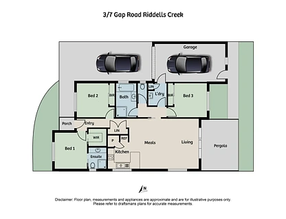 3/7 Gap Road, Riddells Creek, VIC 3431, 3 રૂમ, 2 બાથરૂમ, Unit