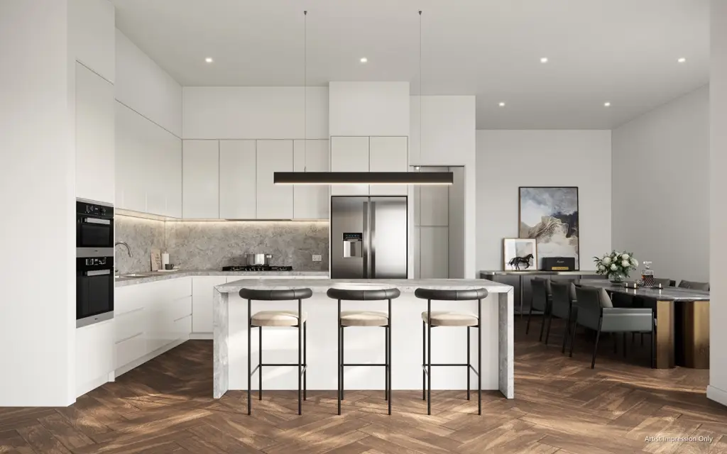 Balwyn North 4房 Balwyn North心脏地带 精美住宅联排别墅 四个宽敞卧室 现代生活布局 四个豪华浴室 优雅与功能兼备 双车库低维护 靠近设施学校 时尚家园邀您入住 New 4-Bedroom Townhouse in Balwyn High School Zone