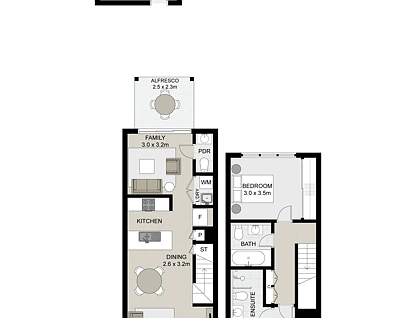 5 Milkmaids Lane, Denham Court, Macarthur Region, 2 habitaciones, 2 baños, Townhouse