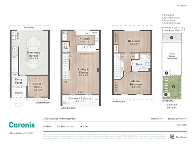 3/65 Stuckey Road, Clayfield, QLD 4011, 3 રૂમ, 1 બાથરૂમ, Townhouse